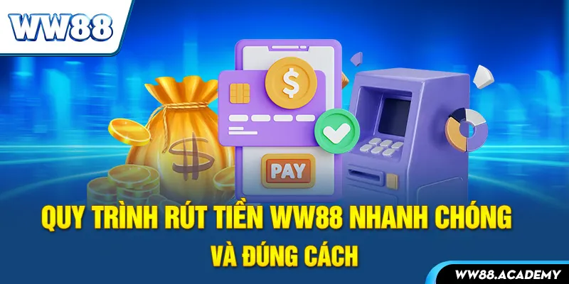 Quy trình rút tiền ww88 nhanh chóng và đúng cách