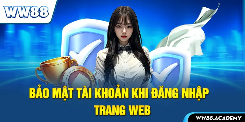 Bảo mật tài khoản khi đăng nhập trang web