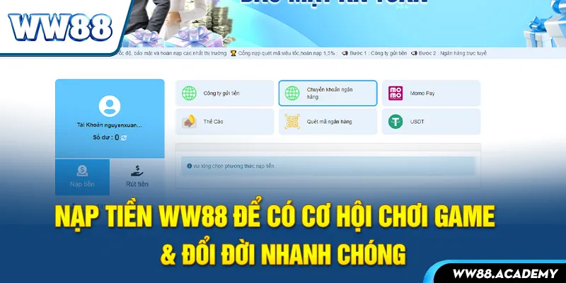 nạp tiền ww88