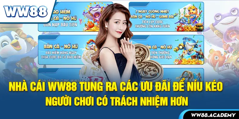 Khuyến mãi hấp dẫn tại WW88 - Ưu đãi cho người mới và thành viên trung thành