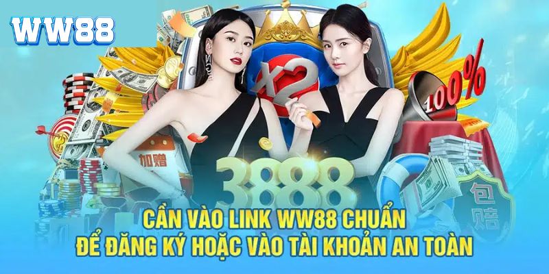 Vào link chuẩn để đăng ký tạo tài khoản nhà cái